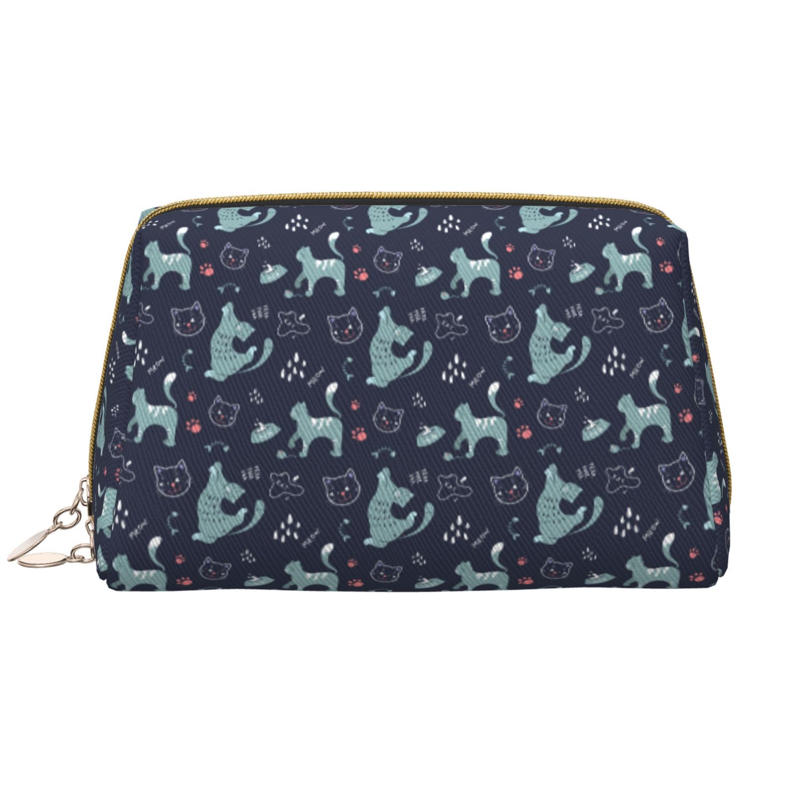 Lucky Charm Cat Quilted Makeup Bag NCU0NNT2081