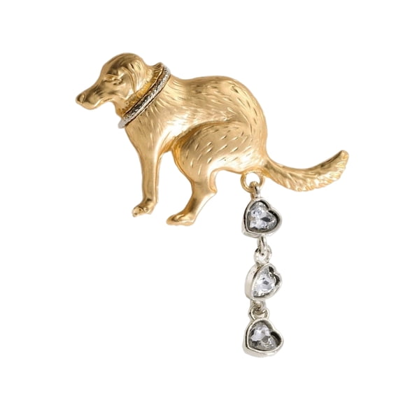 Quirky Dog Poop Brooch Creative Lapel Pin Accessory For Unique Style And Humor