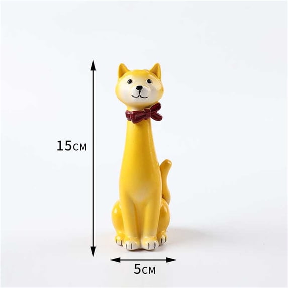 Quirky Dog Vase for Flowers, Whimsical Resin Dog Shaped Vase, Cute Dogs Planter for Small Flower, Gift for Dogs Lovers D