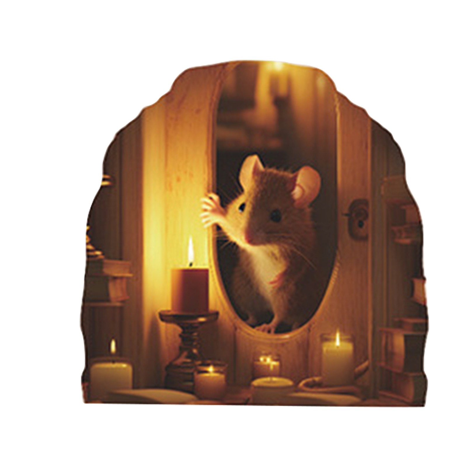 Quirky Home Decor Cute Hole Wall Decals 3D Wall Stickers For Child Room