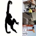 thumbnail image 1 of Quirky Kitchen Wall and Door Metal Hook Key Hanger: Cat - Tail and Monkey - Shaped Clothes Storage Rack for Creative Kitchen Decor.Hanging Ornaments, 1 of 6