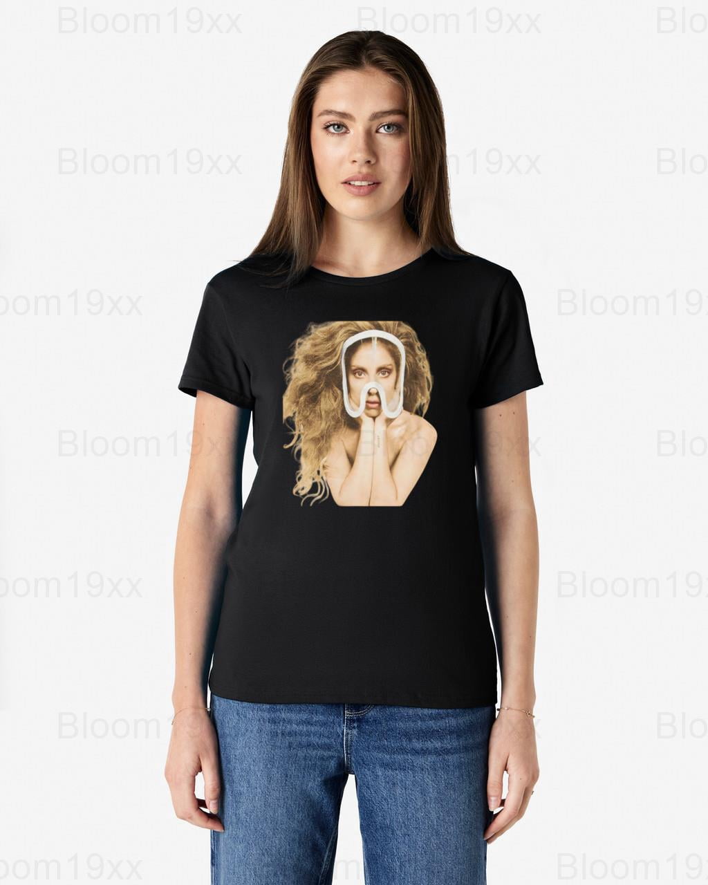 Lady Gaga Art Pop Teaser T-Shirt Ufficiale Donna - 100% Cotone - Girocollo Manica Corta
