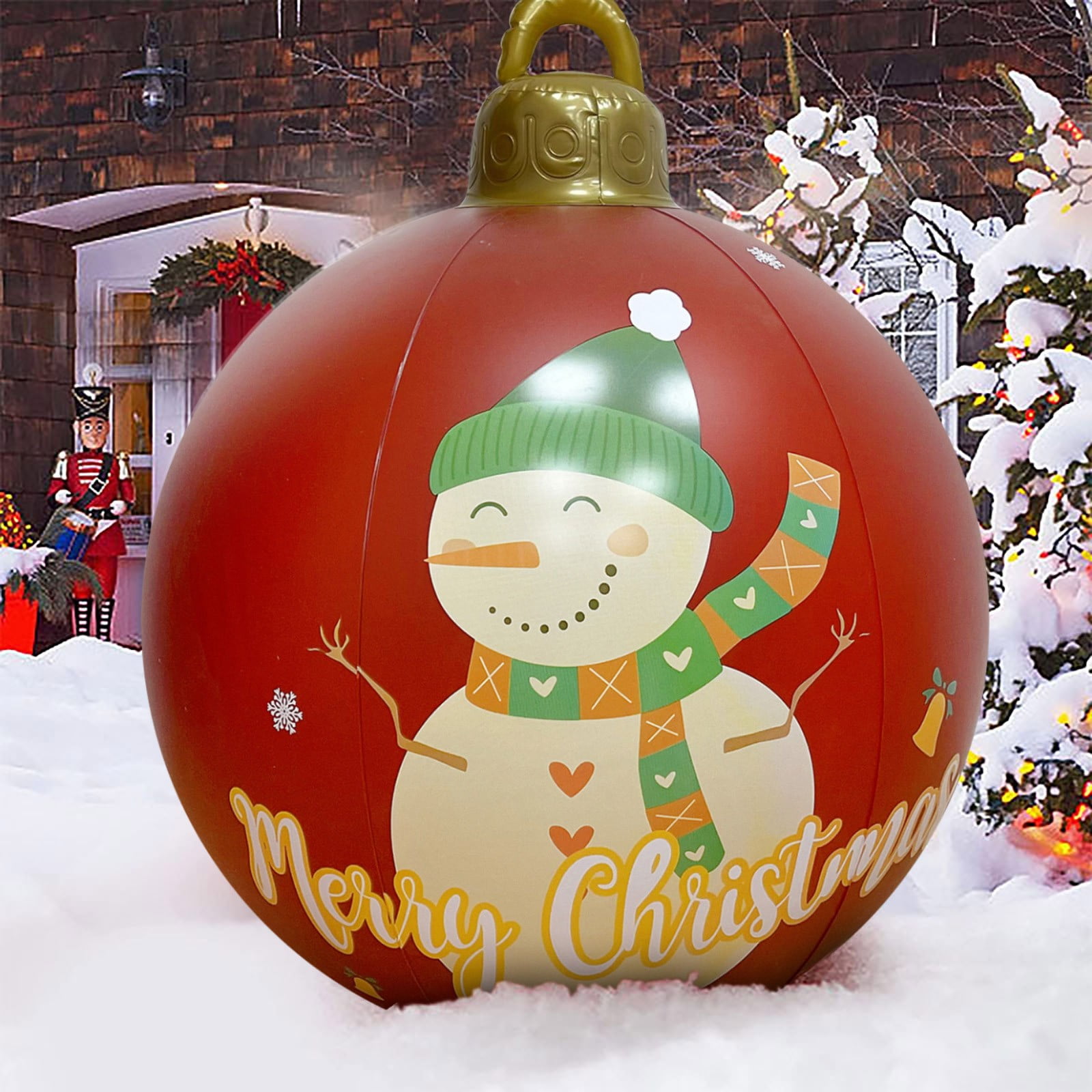 Quistrepon Christmas Decorations,Christmas Decors Ball 24 Inch