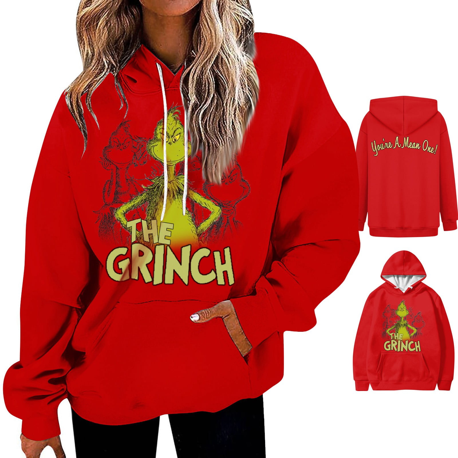 Quistrepon Grinch Cloth Decorations Gr1nch Swearshirt, Men And Women's ...