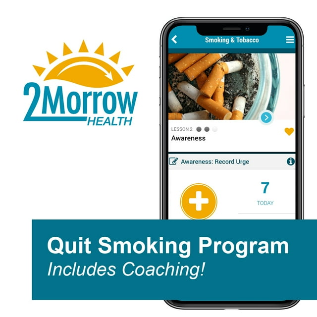 Quit Smoking Digital Coaching Program/App, 90 Day Access via Your