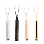 PFDDRW Quit Smoking Vaping Mindful Anxiety Reliever Stress Relief Necklace Breathlace W4B9