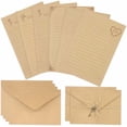 thumbnail image 1 of Quivanta 72 PCS Vintage Stationery Set,24 Stationery Writing Papers with 12 Matching Envelopes,Old Looking Stationary Kit for Writing Letters and Invitations, 1 of 7