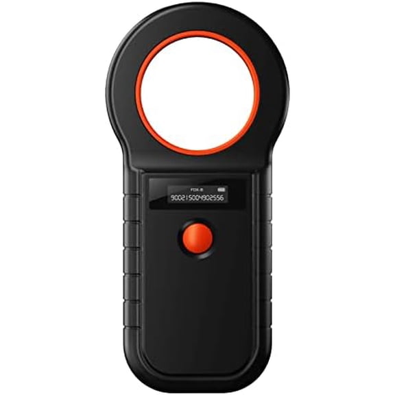 Quivanta Microchip Scanner, ISO11784/85/FDX-B/EMID 128 Records Data Storage Upload to PC Microchip Scanner Reader for Dog/Pet/Cat/Pig/Animal