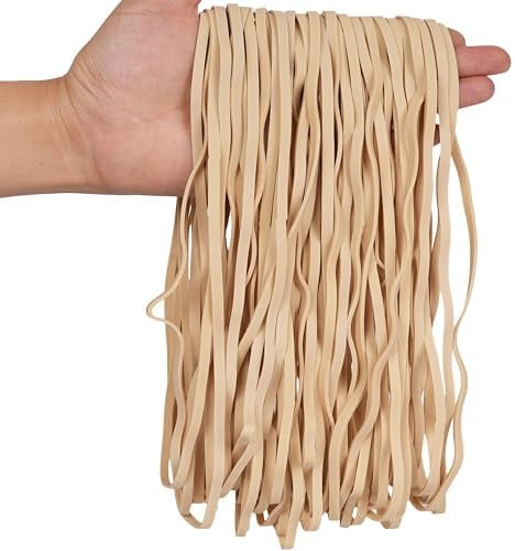 Quivanta Rubber Bands 45Pcs 12in Garbage Can Bands Elastic Large Rubber Band for Office Supplies File Folders Litter Box Trash Can Bands(12" x 0.2")