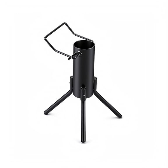 Quiver Arrow Holder with Foldable Metal Tripod Stand, Black, for Archery and Bow Hunting
