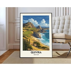 Quivira Golf Cabo San Lucas Poster Home Decor Office Wall Art Living Room Decor, Paper Poster Only