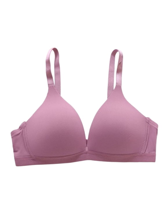 Wireless Bra for Women Comfort Plunge T Shirt Bra No Underwire Seamless Push Up Bralette Supportive Everyday Bra
