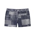 thumbnail image 1 of Quixlent Women Shorts Elastic Tight Fit Imitation Denim Bottom Shorts Seamless Perfect Body Curve Shorts Daily Wear, 1 of 8