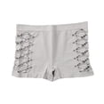 thumbnail image 1 of Quixlent Womens Boy Shorts Underwear No Show Seamless Side Hollow Boxer Briefs Sexy Mid Rise Stretch Bikini Panties, 1 of 8