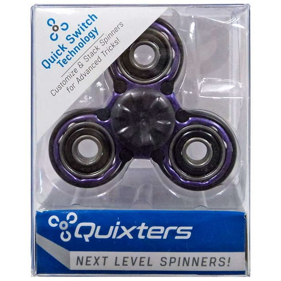Quixters Purple Basic Spinner (Black Outside)