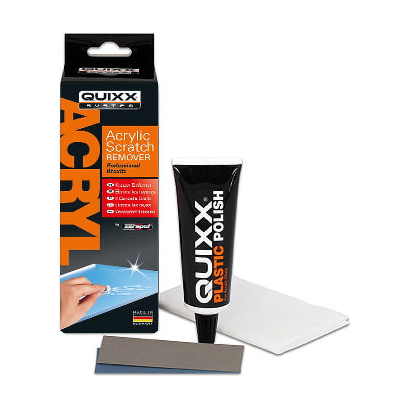 Quixx Acrylic Scratch Remover Removes Scratches From Clear Acrylic and