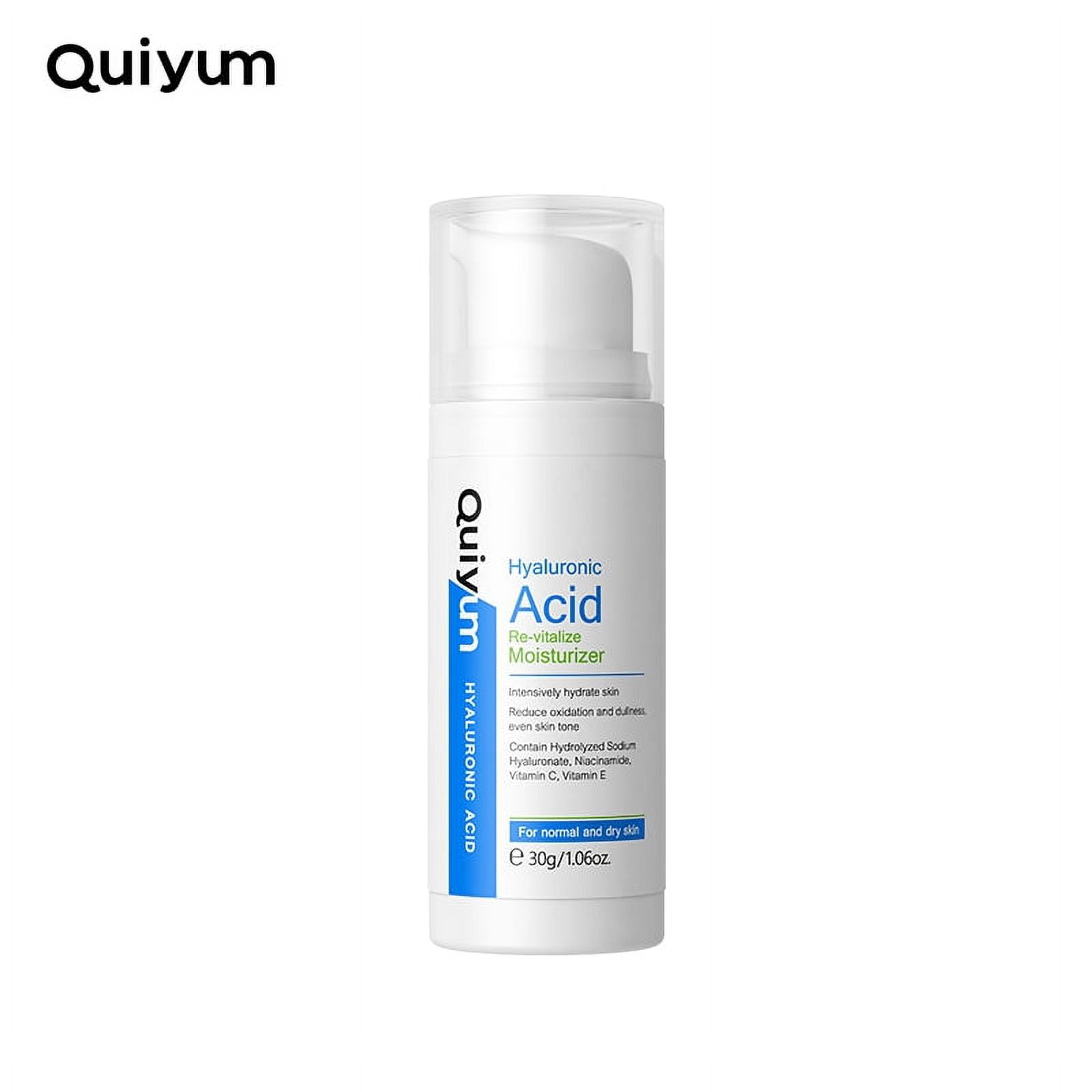 Quiyum Hyaluronic Acid Re-vitalize Moisturizer Brighten Skin Quiyum Hyaluronic Acid Re-vitalize Moisturizer Brighten Skin