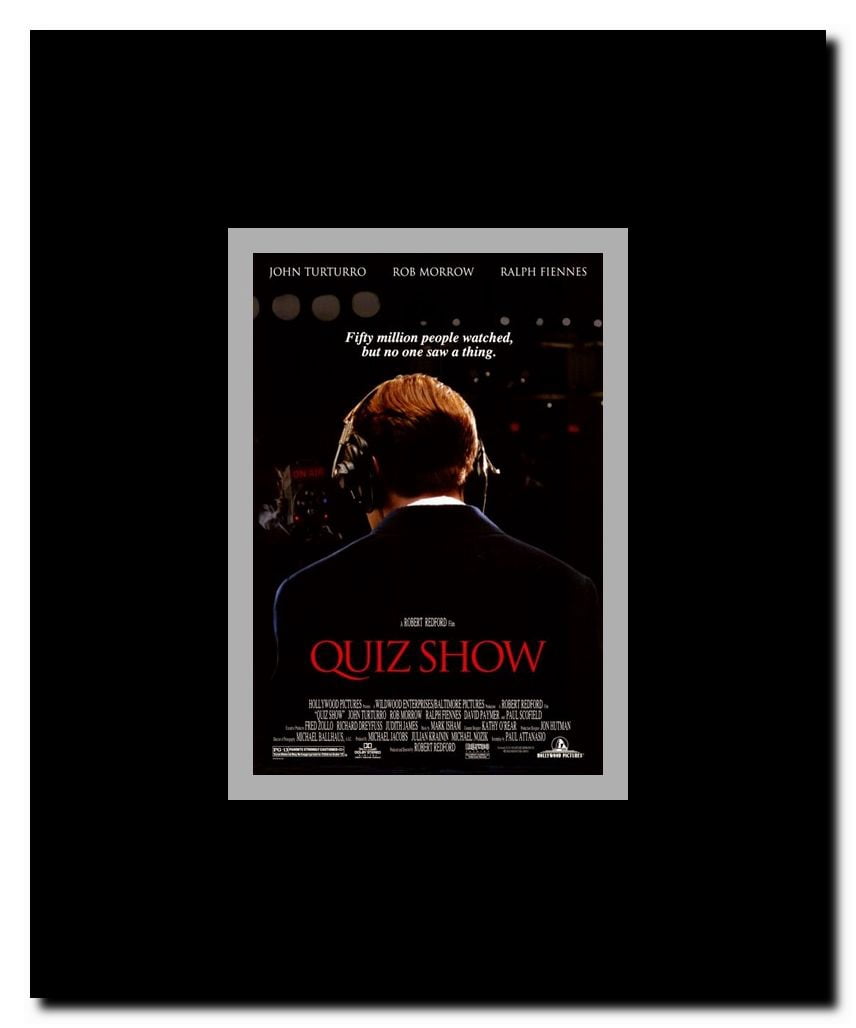 Quiz Show Framed Movie Poster