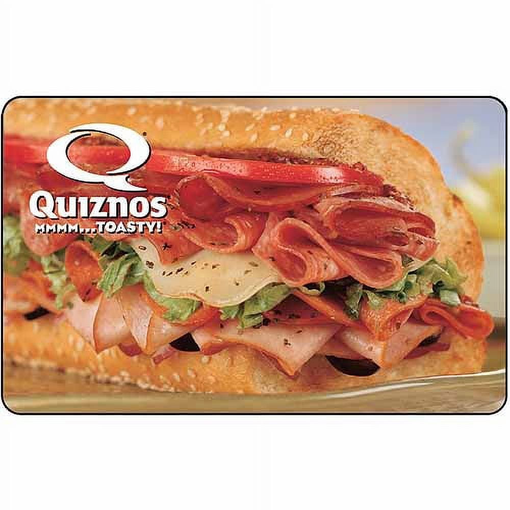 Quiznos Subs 15 Gift Card
