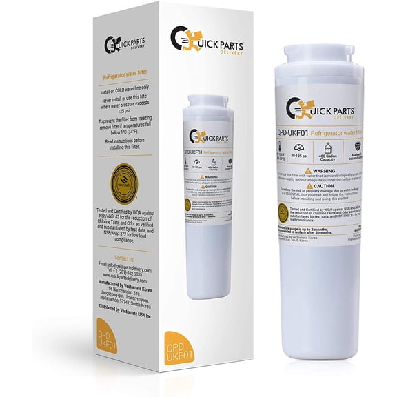 Qukck Parts Delivery QPD UKF8001 Replacement for EDR4RXD1, 4396395, UKF8001P, UKF8001AXX-750, Quick Parts Delivery, Puriclean II, 46-9006 - QPD-UKF01 X single (1) pack