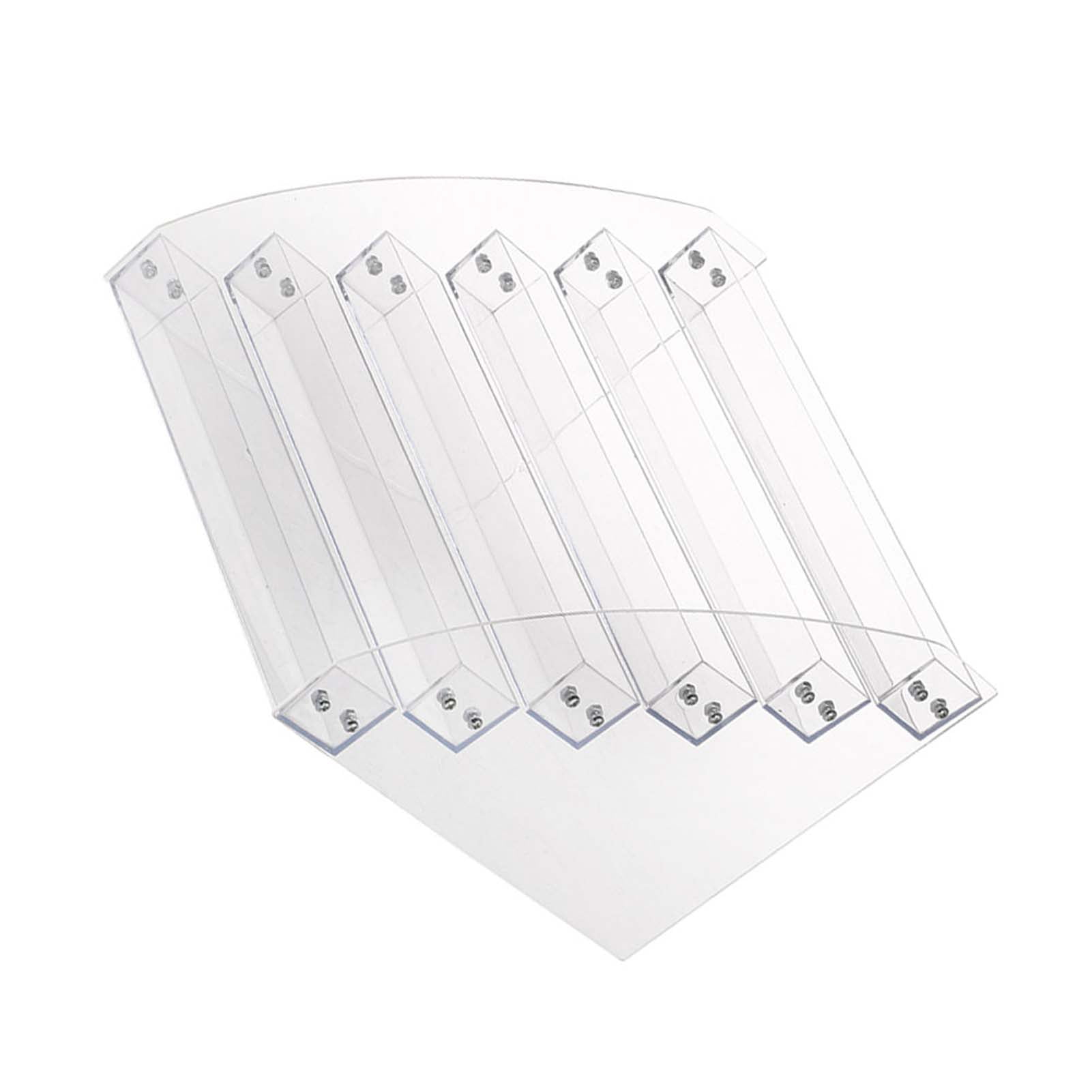 Qulable Durable Polish Acrylic Clear Makeup Display Stand Rack Organizer Holder Six Layers