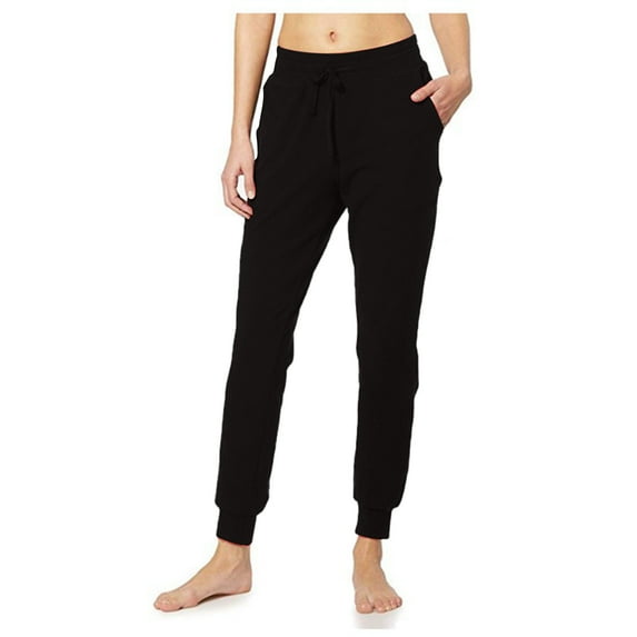 Qulqfy Black Women pants Jogger Workout Petite High Waisted Athletic Drawstring Sweatpants Jogger Pants for Women S