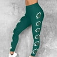 thumbnail image 1 of Qulqfy Blue Womens Leggings High Waisted Workout Yoga Tummy Control Plus Size Compression Football Leggings Pants for Women Trendy XXL, 1 of 9