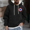 thumbnail image 1 of Qulqfy Casual Big And Tall Hoodies for Men Graphic Pullover Black Long Sleeve Hooded Sweatshirts Men's Fashion Hoodies & Sweatshirts M, 1 of 5