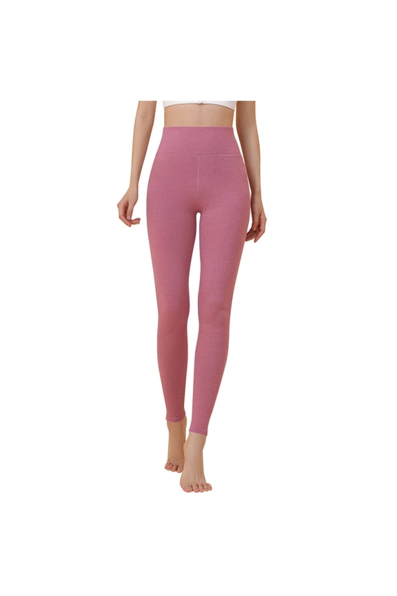 Compression Leggings Women Plus Size Fleece Lined Yoga Red Winter Stretchy Warm High Waisted Leggings Comfy Pants Women L