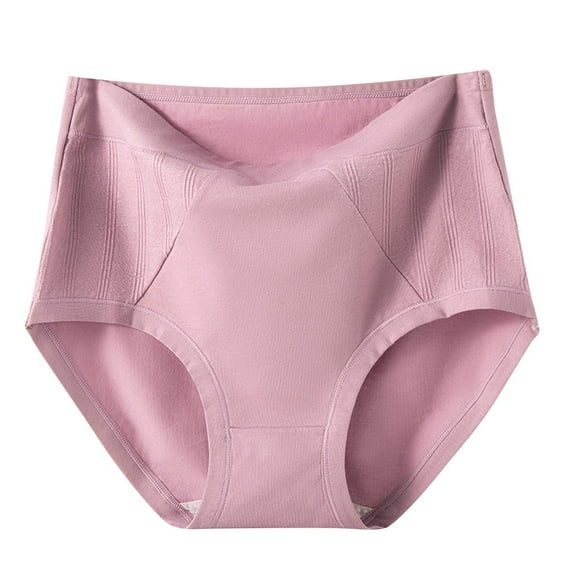 Qulqfy Cotton Underwear Women High-Cut Breathable Comfort Moisture-Wicking Full Coverage Soft Panties Women's Underwear XL