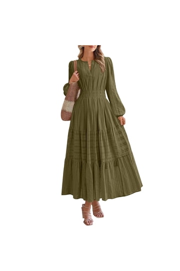 women's army green dress Dresses Women enduse-occasion