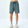 thumbnail image 1 of Qulqfy Golf Shorts Men Outdoor Quick Dry Summer Green Shorts Elastic Waist Knee Length Zipper Shorts with Pockets for Men XXL, 1 of 7