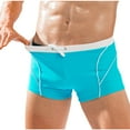 thumbnail image 1 of Qulqfy Men's Swim Trunks Liner Lined Quick Dry 5 Inch Inseam Board Shorts Beach Stretch Drawstring Vacation Pool Shorts Mens Bathing Suit M, 1 of 7