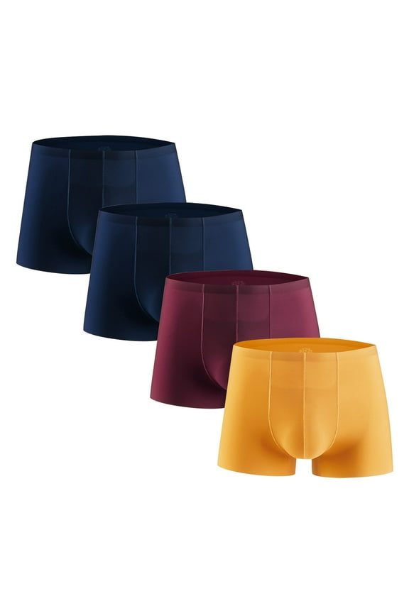 Mens Cooling Boxers Briefs Quick Dry Stretch 4 Pack Boxer Briefs Breathable Performance Mens Underwear Boxers XL
