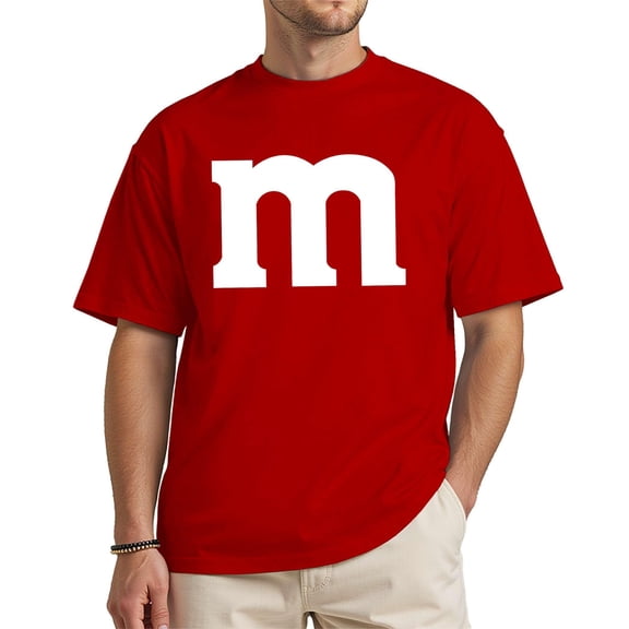 Qulqfy Tshirts for Men Workout Big & Tall Red Graphic Shirts Crew Neck Beach Spring Summer Tees Papa Shirts for Men L