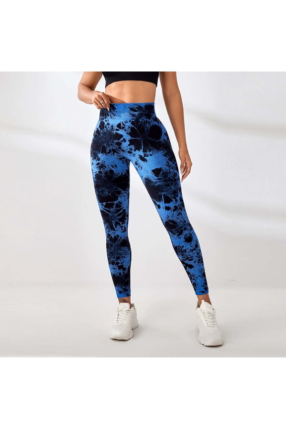 Women's Gym Leggings Butt Lifting Tummy Control Yoga Leggings Stretchy High Waist Women Camo Pants M