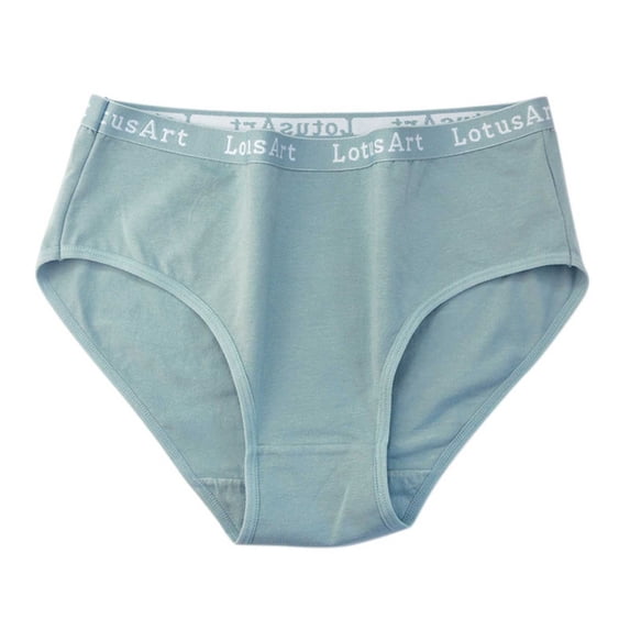 Qulqfy Women's Underwear Cotton Soft Moisture-Wicking Breathable Comfort Full Coverage Panties Women Underwear L