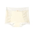 thumbnail image 1 of Qulqfy Womens 100% Cotton Underwear Boyshorts Lace High Waisted Comfort Breathable Full Coverage Soft Boxer Briefs Panties for Women L, 1 of 2