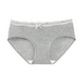 thumbnail image 1 of Qulqfy Womens Cotton Underwear Cheeky Lace Soft Breathable Hipster Panties Pantys for Women L, 1 of 2