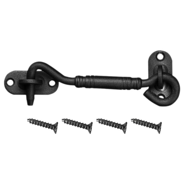 Qumonin 1 Set Barn Door Lock Heavy Duty Gate Latch Hook And Eye Latch