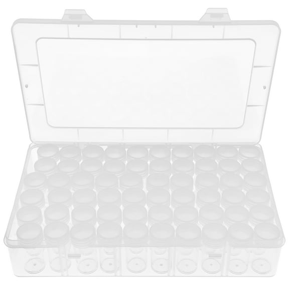 1 Set Small Container Screw Organizer Clear Storage Box for Seed and Hardware Organization