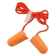 Qumonin 10 Pairs Orange PU Earplugs for Swimming, Snoring, Concerts