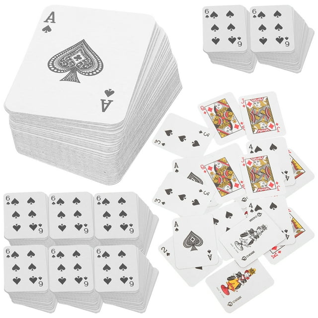 Qumonin 10 Sets Miniature Poker Cards for Party Game Supply - Walmart.com