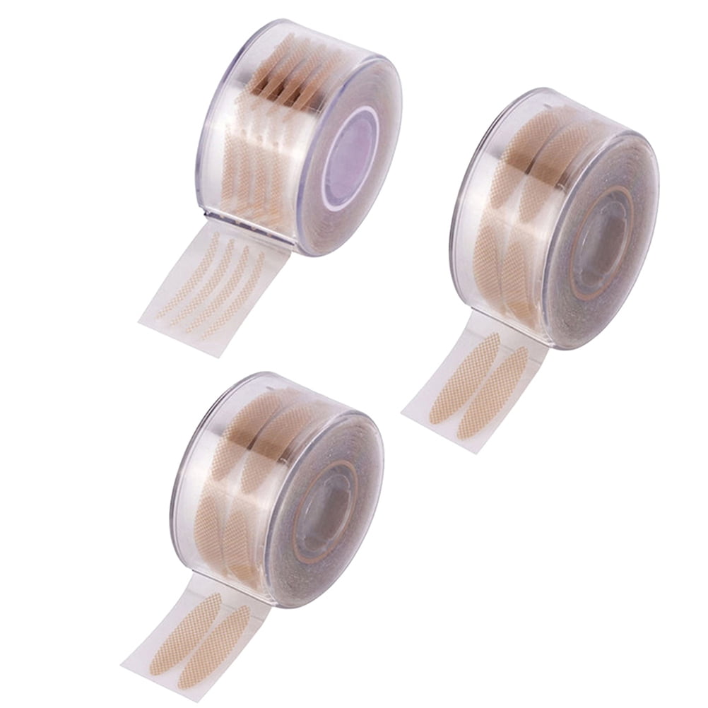 Qumonin 1200 Double Sided Eyelid Tape Strips for Hooded Eyes (L+S)