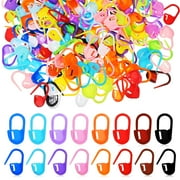 Qumonin 200 Pcs Stitch Markers Crochet Stitch Markers Knitting Stitch Rings Knitting & Crochet Supplies