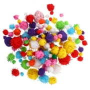 Qumonin 240pcs Pom Poms Balls for DIY Crafts and Hobby Supplies