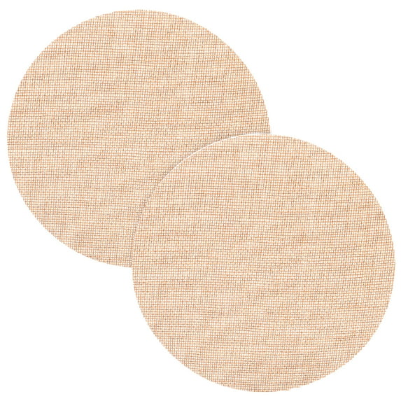 2pcs Lamp Shade Diffuser Round Lampshade Diffuser: 16cm/6.29inch Diameter Light Diffuser Sheet- Fabric Material - Lamp Covers For Table Lamps, Chandeliers (Coffee)