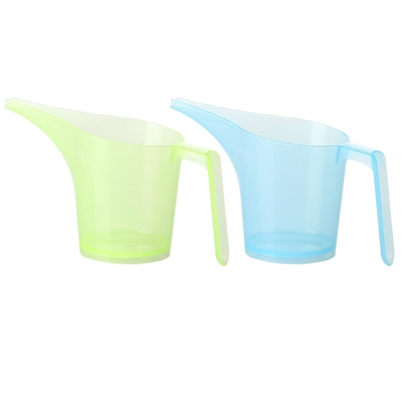 Qumonin 2pcs Large Capacity Funnel Pitcher with Long Spout - Kitchen Measuring Tools