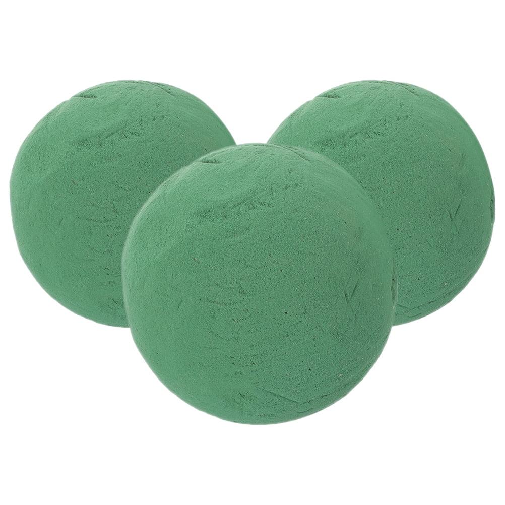 Qumonin 3 Floral Foam Balls for DIY Wedding Arrangements 12cm