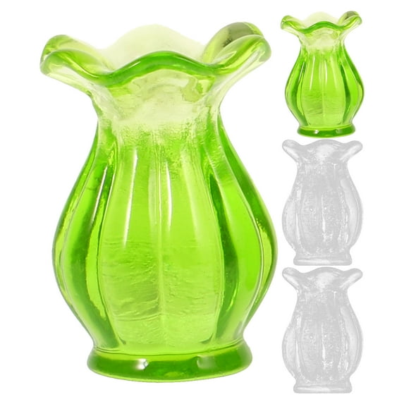 ADDHAT Miniature Aesthetic Resin , 4 Pieces Assorted Colors, Decorative Home and Office